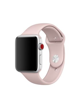 Ремешок Sport Band для Apple Watch 38/40mm силиконовый розовый спортивный size(s) ARM Series 6 5 4 3 2 1 Pink Sand фото