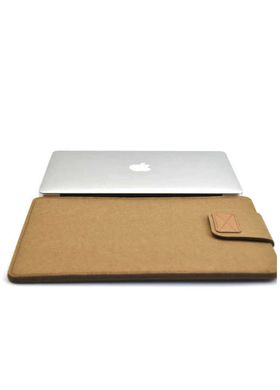 Фетровый чехол для MacBook 13 коричневый ARM защитный Brown фото