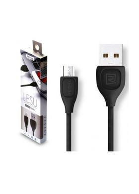 Кабель Micro-USB to USB Remax Lesu 1 метр Black (RC-050m) фото