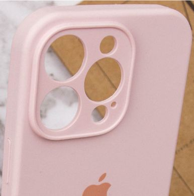 Чохол Silicone Case Full Camera Protective (AA) для Apple iPhone 14 Pro Max (Рожевий / Chalk Pink) фото