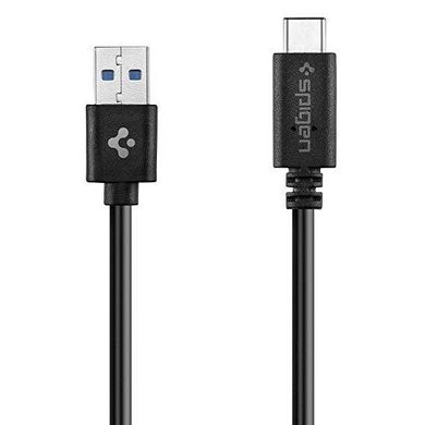 Кабель Spigen Essential C10C0 Type-C to USB 1 метр черный Black фото