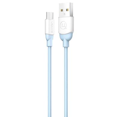 USB Cable Usams US-SJ247 Ice Cream Series MicroUSB Blue 1m фото