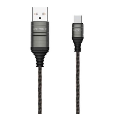 Кабель Micro-USB to USB Remax RC-130m 1 метр чорний Black фото