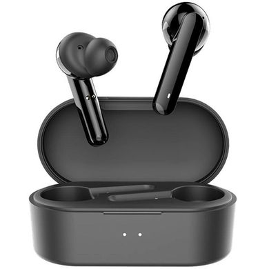 Навушники бездротові вакуумні SoundPeats True Pods Bluetooth з мікрофоном чорні Black фото