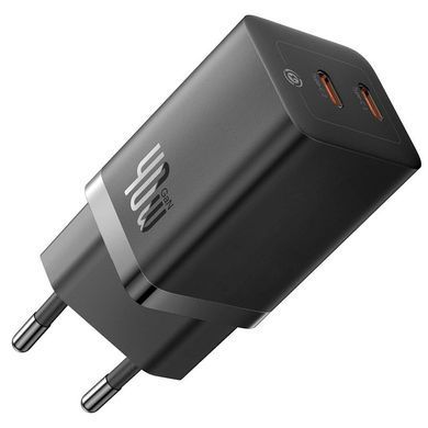 СЗУ Baseus GaN5 Pro OS + Type-C to Type-C 40W Black фото
