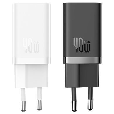СЗУ Baseus GaN5 Pro OS + Type-C to Type-C 40W Black фото