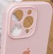 Чохол Silicone Case Full Camera Protective (AA) для Apple iPhone 14 Pro Max (Рожевий / Chalk Pink)