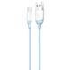 USB Cable Usams US-SJ247 Ice Cream Series MicroUSB Blue 1m