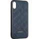 Jesco Leather Case for iPhone X/XS Blue
