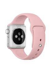Ремешок Sport Band для Apple Watch 38/40mm силиконовый розовый спортивный size(s) ARM Series 6 5 4 3 2 1 Pink фото