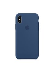 Чохол силіконовий soft-touch ARM Silicone case для iPhone Xs Max синій Blue Cobalt фото