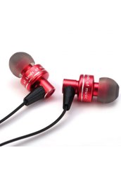 Навушники бездротові вакуумні Awei A990bl Bluetooth з мікрофоном чорні+червоні Black фото