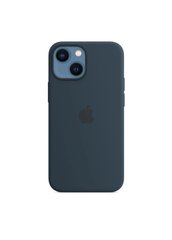 Чохол силіконовий soft-touch Apple Silicone case with MagSafe для iPhone 13 синій Abyss Blue фото