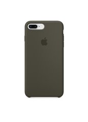 Чохол силіконовий soft-touch Apple Silicone case для iPhone 7 Plus / 8 Plus сірий Dark Olive фото
