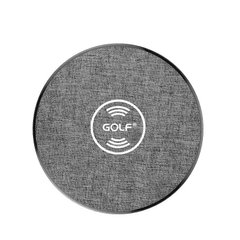 Бездротове зарядний пристрій Golf GF-WQ4 1.0A Wireless Charger БЗП сіре Grey фото