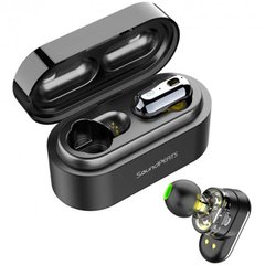 Навушники бездротові вакуумні SoundPeats TrueNgine Bluetooth з мікрофоном чорні Black фото