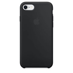 Чехол силиконовый soft-touch ARM Silicone Case для iPhone 7/8/SE (2020) черный Black фото