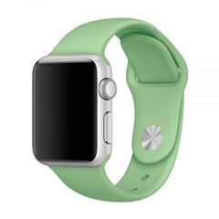Ремешок Sport Band для Apple Watch 42/44mm силиконовый мятный спортивный ARM Series 6 5 4 3 2 1 Mint Green фото