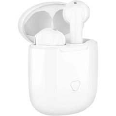 Навушники бездротові вкладиші SoundPeats True Air Bluetooth з мікрофоном білі White фото