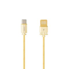 USB Cable Remax (OR) Dominator Fast Char RC-064a Type-C Gold 1m фото