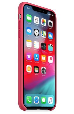Чохол силіконовий soft-touch ARM Silicone case для iPhone X / Xs червоний Hibiscus фото