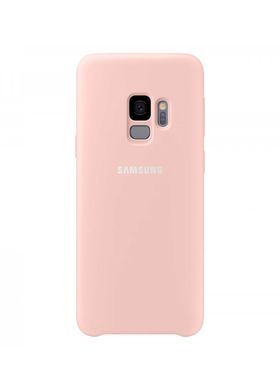Чехол силиконовый soft-touch Silicone Cover для Samsung Galaxy S9 розовый Pink фото
