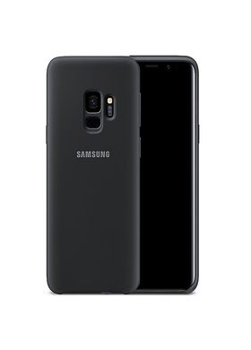 Чехол силиконовый soft-touch Silicone Cover для Samsung Galaxy S9 Plus черный Black фото