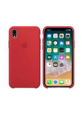 Чохол силіконовий soft-touch ARM Silicone case для iPhone Xr червоний (PRODUCT) Red фото