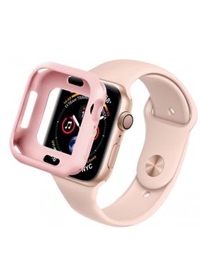 Чехол для Apple Watch 38mm силиконовый розовый ARM Pink фото