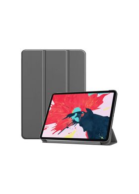 Чехол-книжка Smartcase для iPad 10.2 7/8 (2019-2020) серый кожаный ARM защитный Dark Grey фото
