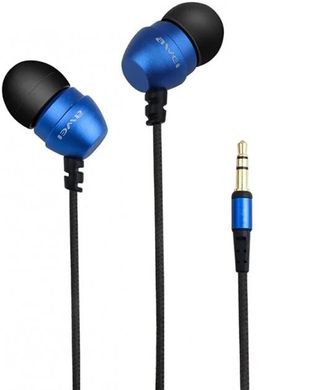 Навушники вакуумні Awei ES-Q8 3.5 Jack сині Blue фото