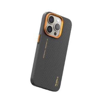 Чохол Blueo Air BiTexture Slim Aramid Fiber Case 600D with MagSafe для iPhone 15 Pro Max Orange фото