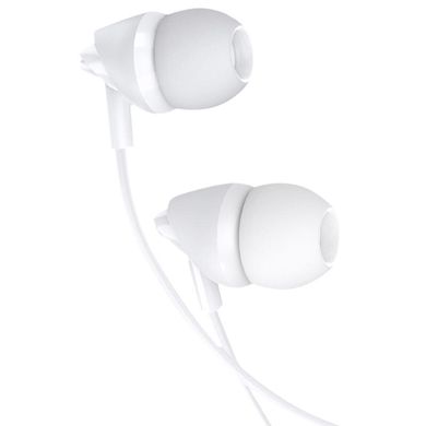 Навушники вакуумні Usams EP-39 3.5 Jack з мікрофоном білі White фото