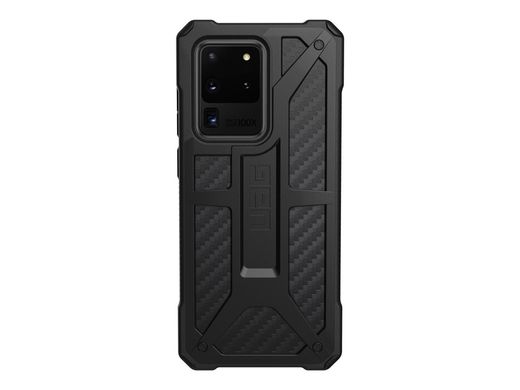 Чохол протиударний UAG Monarch для Samsung Galaxy S20 Ultra чорний ТПУ + пластик Carbon Fiber фото