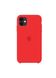 Чехол силиконовый soft-touch ARM Silicone Case для iPhone 11 красный (product) Red
