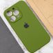 Чехол Silicone Case Full Camera Protective (AA) для Apple iPhone 14 Pro Max (Зелёный / Dark Olive)
