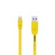 Кабель Lightning to USB Remax Full Speed ​​RC-001i 1 метр жовтий Yellow 1m