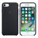 Чехол силиконовый soft-touch ARM Silicone Case для iPhone 7/8/SE (2020) черный Black