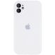 Чохол Silicone Case Full Camera Protective AA для Apple iPhone 12 White