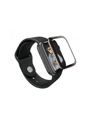 Защитное стекло для Apple Watch 42mm BLUEO 3D с черной рамкой Black фото