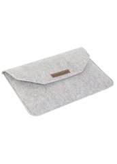 Фетровый чехол-конверт для MacBook 11.6 серый ARM защитный Gray фото