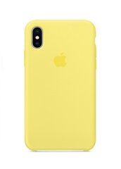 Чохол силіконовий soft-touch RCI Silicone case для iPhone Xs Max жовтий Lemonade фото