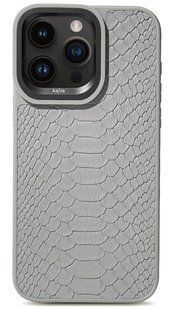 Чохол Kajsa Snake Pattern для iPhone 15 Pro Max Burgundy фото