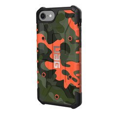 Чехол противоударный UAG Pathfinder Camo для iPhone 7/8/SE (2020) зеленый+оранжевый ТПУ+пластик Rust фото