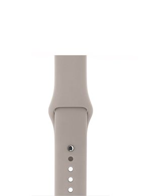 Ремінець Sport Band для Apple Watch 42 / 44mm силіконовий сірий спортивний size (s) ARM Series 6 5 4 3 2 1 Pebble фото