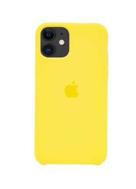 Чохол силіконовий soft-touch ARM Silicone Case для iPhone 11 жовтий Canary Yellow фото