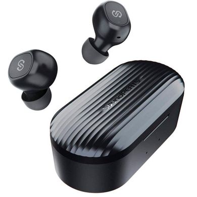 Навушники бездротові вакуумні SoundPeats True Free Plus Bluetooth з мікрофоном чорні Black фото