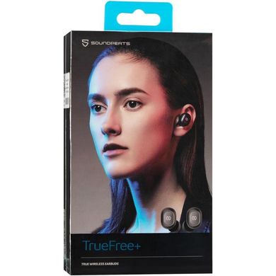 Навушники бездротові вакуумні SoundPeats True Free Plus Bluetooth з мікрофоном чорні Black фото