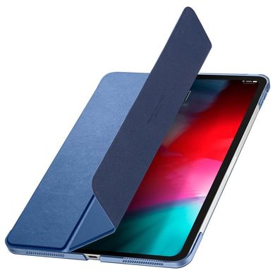 Чехол-книжка Spigen Original Smartcase Smart Fold для iPad Pro 12.9 2018 голубой защитный Blue фото