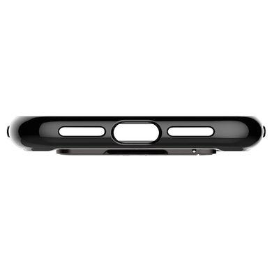 Чохол протиударний Spigen Original Ultra Hybrid S з підставкою для iPhone 11 силіконовий прозорий Jet Black фото